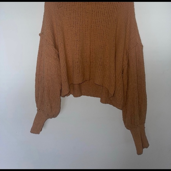 NWT Free People Be Yours Bishop Sweater in colour Camel - Picture 11 of 15